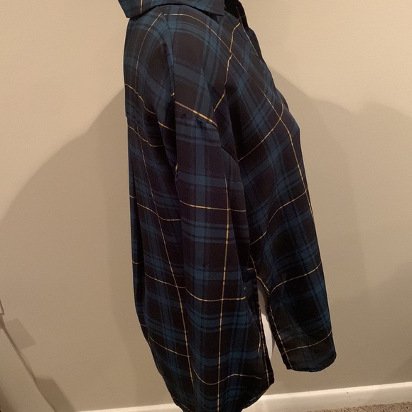Forever 21 Plaid Sheer Top - Picture 7 of 11